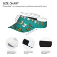 thumbnail image 4 of Bingfone Adjustable Empty Top Sun Visor For Women And Men-Cartoon Dogs, 4 of 8