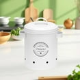 thumbnail image 5 of Rkxzt Metal Storage Buckets with Lids - Potato,Onion,and Garlic Storage Containers for Kitchen and Pantry Use, 5 of 6