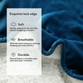 thumbnail image 3 of SUNNY HEAT Heated Electric Blanket Full Size 72"X84"Soft Flannel & Cotton, 10 Heating Levels & 1-12 Hours Auto Off, Blue, 3 of 6