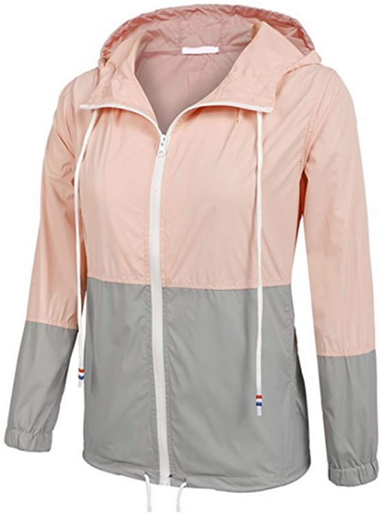 Musuos Musuos Womens Waterproof Raincoat Outdoor Hooded Rain Jacket Windbreaker Coat - image 3 of 3