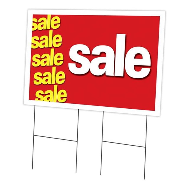 SignMission C-2436-DS-Sale 24 x 36 in. Sale Yard Sign & Stake