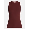 thumbnail image 6 of Scenario Women's Ribbed Tank Top with Lace Trim, Sizes XS-XXXL, 6 of 6