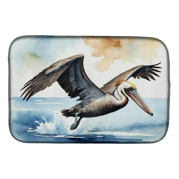 Carolines Treasures DAC7506DDM 21 x 14 in. Pelican Diving Dish Drying Mat