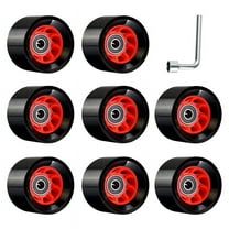 8Pack 95A 58mmx39mm,Indoor Roller Skate Wheels,PU Wear- Wheels Double- Roller Skates Accessories