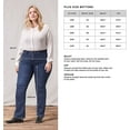 thumbnail image 5 of Levis Womens Ribcage Straight Ankle Jeans Plus-Size Water, 5 of 5
