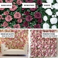 thumbnail image 4 of Efavormart 3 Sq Ft UV Protected White Rose Silk Flowers Greenery Wall Photo Backdrop Panel for DIY Centerpieces Arrangements, 4 of 11