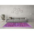 thumbnail image 3 of Ahgly Company Indoor Rectangle Persian Purple Traditional Area Rugs, 3' x 5', 3 of 4