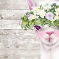 thumbnail image 3 of Peek a Boo Sweet Llama 15x15 Black Modern Framed Museum Art Print Titled - Sheena Pike Art And Illustration, 3 of 5