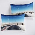 thumbnail image 3 of Cover Sets 3D Print Comforter Cover White Windmill Bedding Sets with Zipper, 3 of 4