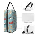 thumbnail image 5 of Uemuo Animal Dog Pattern Portable Toiletry Bags with Handle, Waterproof travel Make up Bags for Women, Large Capacity Travel Cosmetic Bags, 5 of 9