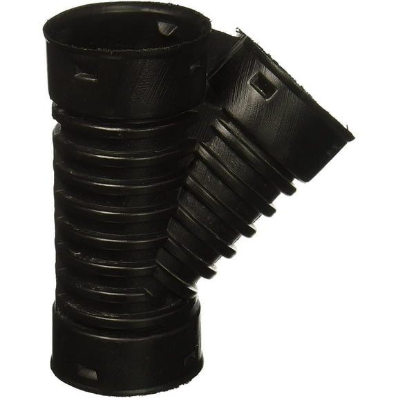 Advanced Drainage Snap Wye Plastic Fitting - Lightweight - Pack of 2, 3 In.