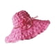 thumbnail image 3 of Guardurnaity Sombrero para el sol para mujer, ala ancha, gorra transpirable de verano, protección UV, sombrero de playa plegable para mujer Sombreros Rosa roja, 3 of 6