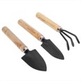 thumbnail image 1 of 3pcs Mini Plant Garden Tools Set, Spade Claw Rake Shovel Succulent Gardending Hand Tools Kit For Seedling Soil,caring Succulent,houseplent,bonsi, 1 of 4