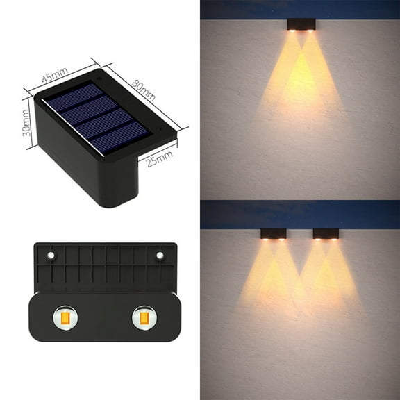 Solar Lights Solar Outdoor Wall Lamp Small Courtyard Wall Terrace Decoration Wall Washing Lamp Homestay Layout Lamp Wall Lamp Solar lLghts Outdoor Waterproof