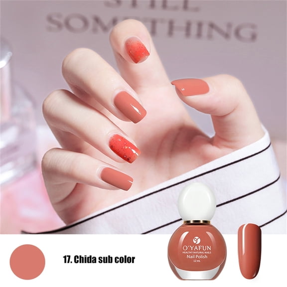 Nail Polish, 12Ml - 12Ml Long Lasting No‑Bake Quick Dry Matte Nail Polish, Nail Polish Easter Mother'S Day Nail Care Makeup Organizers