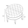 thumbnail image 4 of Riverbay Furniture Ottoman Rond en Naturel, 4 of 6
