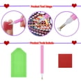 thumbnail image 3 of Cuadros Decorativos Kit de pintura de diamante con forma especial parcial de bricolaje 5D Flor Decoración para el hogar(6) Wdftyju embutido en tela, 3 of 9