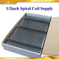 thumbnail image 1 of INTBUYING Wire Coil Supply 1/2inch 12.7mm 100sheets For Binder Machine 81-90 Pages Note, 1 of 1