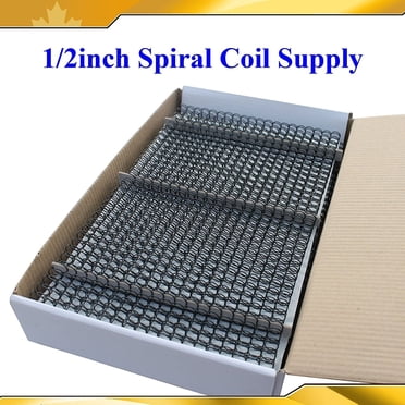 INTBUYING Wire Coil Supply 1/2inch 12.7mm 100sheets For Binder Machine 81-90 Pages Note