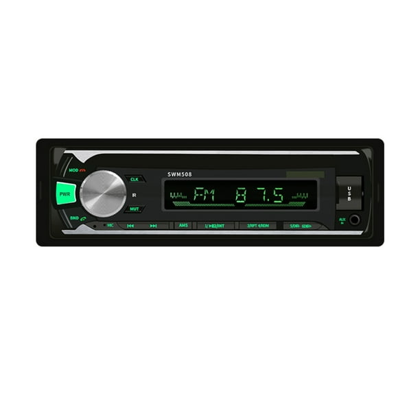 Car Mp3 Player Bluetooth Manos Libres Car Fm Radio Car Mp3 Multimedia Player Soporte Lector De Tarjetas Y U Disk 1 Din seitruly VI011727-00
