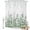 White Light Green Emerald Green, variant on Shower Curtain Eucalyptus Leaves Shower Curtains for Bathroom Decor, Waterproof Polyester Shower Curtain Set with Hooks, Small Stall Size 36" x 72" Red Leaf