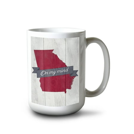 

15 fl oz Ceramic Mug Georgia On My Mind Dishwasher & Microwave Safe