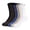Black-Dark Grey-Navy-Brown-Beige-Apricot, variant on 6 Pairs Womens Crew Socks Size 6-11 - Lightweight Thin Casual Socks for Women, Breathable Cotton Blend Calf Length Socks for Daily Wear