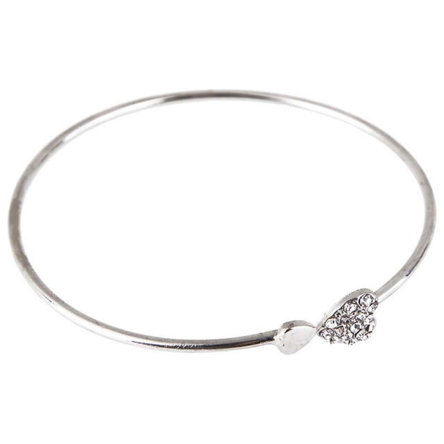 Pulseras para mujer, regalos para mujer, pulsera para mujer, pulsera con apertura de cristal en forma de corazón, paño de cocina de colores acrílicos