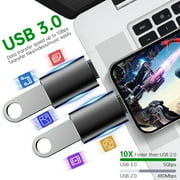 USB to USB C Adapter & USB C to USB Adapter Combo 4-Pack, USB 3.0 USBC Type C Adapter