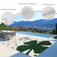 thumbnail image 3 of Green Leaves Outdoor Rug for Patio/Deck/Porch, Non-Slip Large Area Rug 4 x 6 Ft, Elegant Pastoral Leaf Rustic Retro Art Indoor Outdoor Rugs Washable Area Rugs, Reversible Camping Rug Carpet Runner, 3 of 8