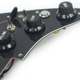 thumbnail image 3 of White 3 Ply Electric Guitar Humbucker Left Handed Pickguard Pickup with Singlecut Wiring Loaded Prewired Swith, 3 of 6