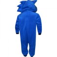 thumbnail image 2 of Sonic The Hedgehog Character Cosplay Kids Blanket Sleeper Union Suit Pajamas-Size 8, 2 of 3