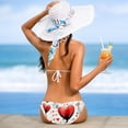thumbnail image 5 of Valentine's Day Love Women's Swimsuit Bikini Set with Detachable Sponge, Adjustable Strap, Two-Pack - Ideal for Beach, Pool, Swim Parties, 5 of 6