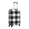 thumbnail image 3 of Picia White And Black Plaid Luggage Protector Cover Thicken Suitcase Protector Cover Fit 18-32 Inch Luggage-X-Large, 3 of 9