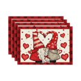 thumbnail image 1 of Juego de manteles individuales Artoid Mode Red Love para San Valentín, ideal para bodas, fiestas, cocinas y comedores., 1 of 3