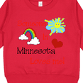thumbnail image 3 of Inktastic Someone in Minnesota Loves Me Toddler Sweatshirt, 3 of 4