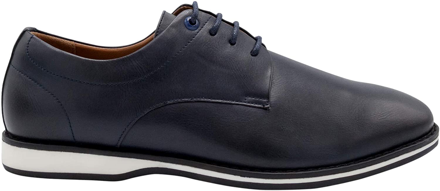 NINE WEST Mens Casual Shoes I Oxford Shoes for Men I Mens Walking Shoes I Business Casual Dress Shoes for Men with Fashion Midsole Stripe Design I Mathias - image 2 of 5