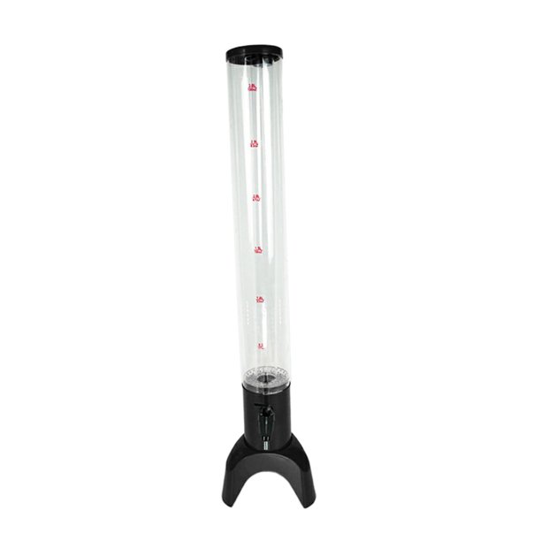 Dispensador de cerveza de sobremesa Dispensador de cerveza Dispensador de gran capacidad Dispensador transparente Negro