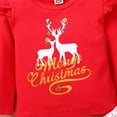 thumbnail image 6 of RIJOPUTY 18-24 Month Christmas Outfit Girls Christmas Clothes for Baby Boy Toddler Christmas Girl 9 Month Baby Girl Clothes Cute Outfits for Girls, Red 12-18 Months, 6 of 9