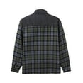 thumbnail image 6 of Ma Croix Men's Plaid Zip-Up Sherpa Lined Thermal Fleece Padded Cotton Jacket, 6 of 7