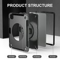 thumbnail image 4 of ZOLOHONI Case for Apple iPad Pro 11 inch M4 2024 / M5 2025 (5th/6th Gen) Heavy Duty Rugged Shockproof Cover, 4 of 13