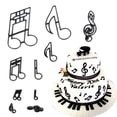 thumbnail image 4 of 10PCS Cookie Cutter Creative Music Notes DIY Fondant Mold Biscuit Cutter Mold, 4 of 10