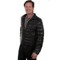 thumbnail image 3 of Scully Mens Black Leather Horizontal Ribbed Jacket XL, 3 of 3