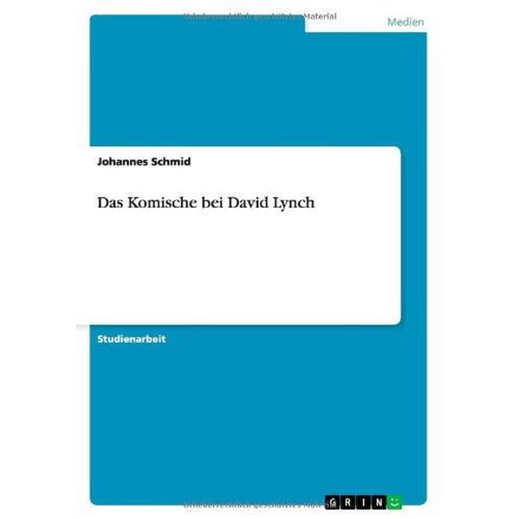 Das Komische Bei David Lynch