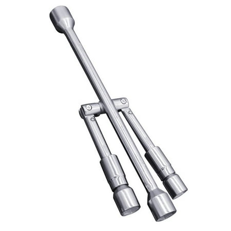 

Chrome Vanadium Steel Auto Wheel Tire Lug Nut Remover Tools for Cars Trucks Mounting Spanner Folding Socket Cross Wrench Car Repair Hand Tool Wheel Wrench Foldable Cross Wrench