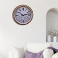 thumbnail image 3 of 15 '' Reloj de pared Termómetro Medidor Interior Hogar Almacén Temperatura Humedad Higrómetro Medidor de precisión Celsius 0 %, 3 of 9