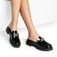 thumbnail image 7 of BURUDANI Women Platform Chunky Mules Slip-On Slides, 7 of 7