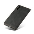 thumbnail image 6 of Wallet Cover for iPhone XS Max, Credit Card Slot Stand Slim Premium PU Leather & Soft TPU Back Shockproof Flip Folio Book Magnetic Cover For iPhone XS Max,Black, 6 of 14