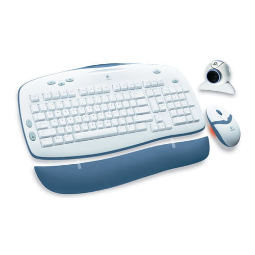 Logitech Trio: Webcam, Cordless Keyboard & Cordless Mouse -