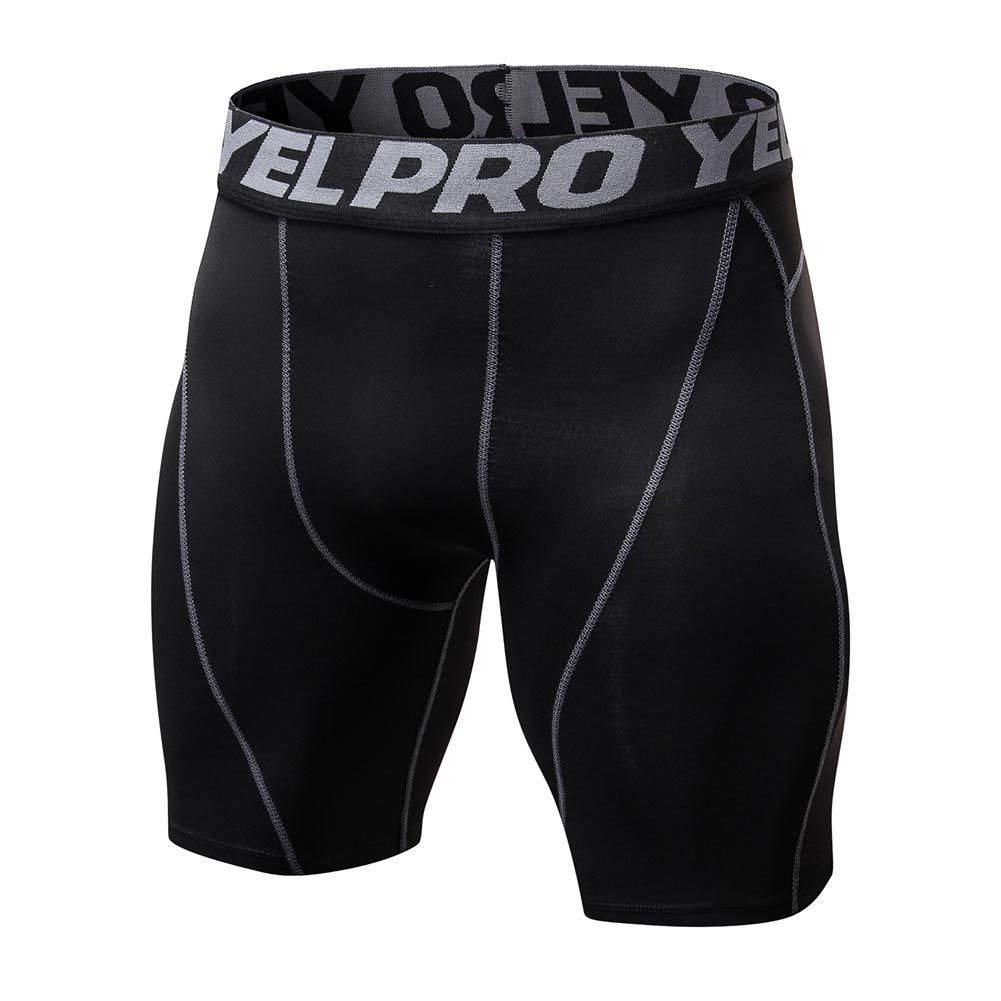Men/'s Compression Sports Shorts Training Exercise Bodybuilding Fitness GYM Pants